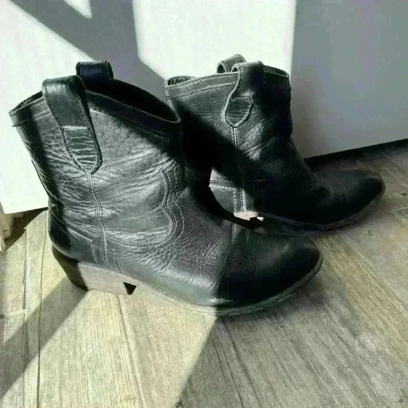 Frye Ankle Cowboy Boot - Picture 2 of 3